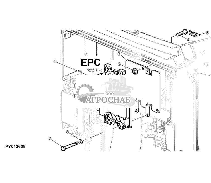 БЛОК УПРАВЛЕНИЯ ПОДВЕШЕННОГО ПЕРЕДНЕГО МОСТА (TSC) 